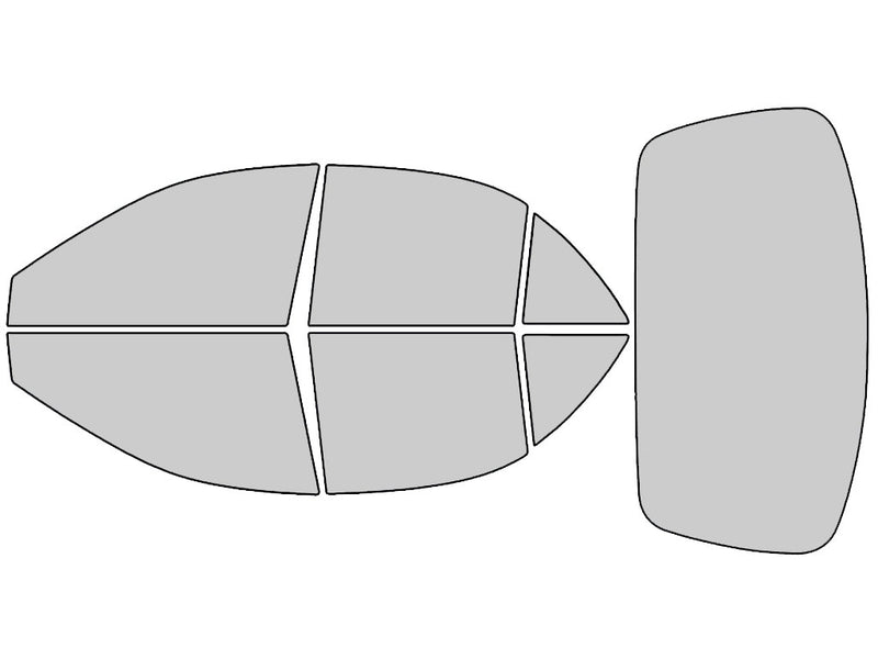 Avery Dennison Mercury Tracer 1997-1999 NR Pro Precut Window Tint Kit