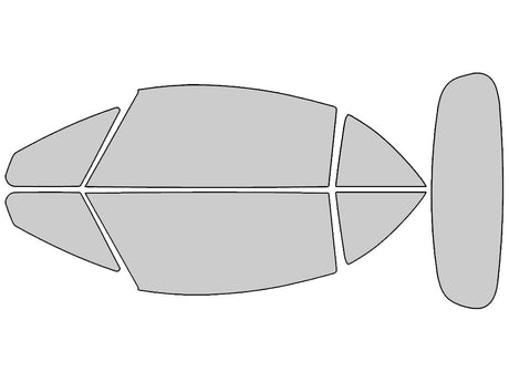 Avery Dennison Mitsubishi Eclipse 2007-2012 Spyder HP Pro Precut Window Tint Kit