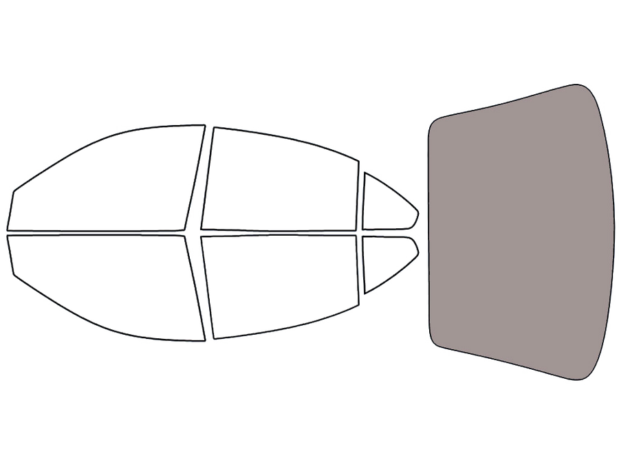 Rear Windshield - 50%