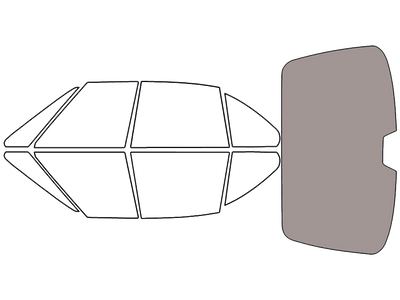 Rear Windshield - 50%