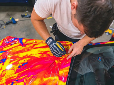 Paint is Dead™ ProSeries™ ProGlove HD Skeleton - Car Wrapping Gloves (1 Pair)