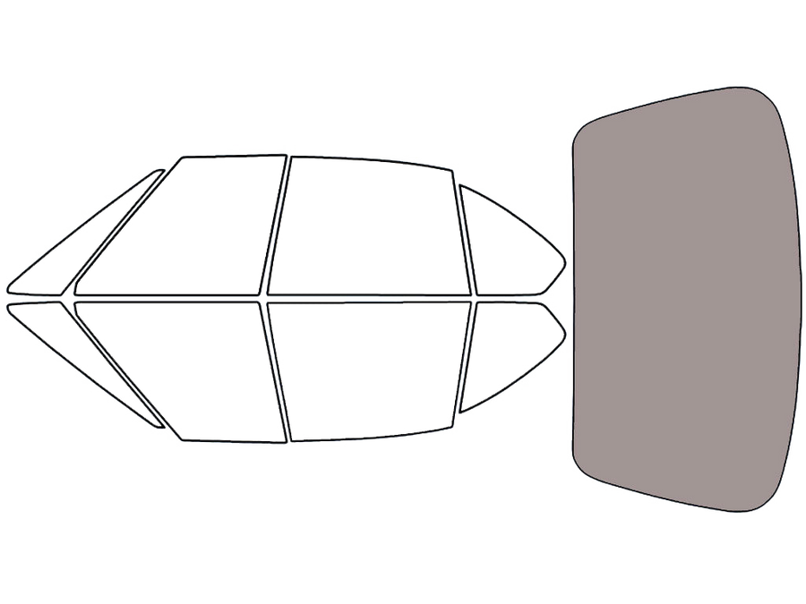 Rear Windshield - 50%