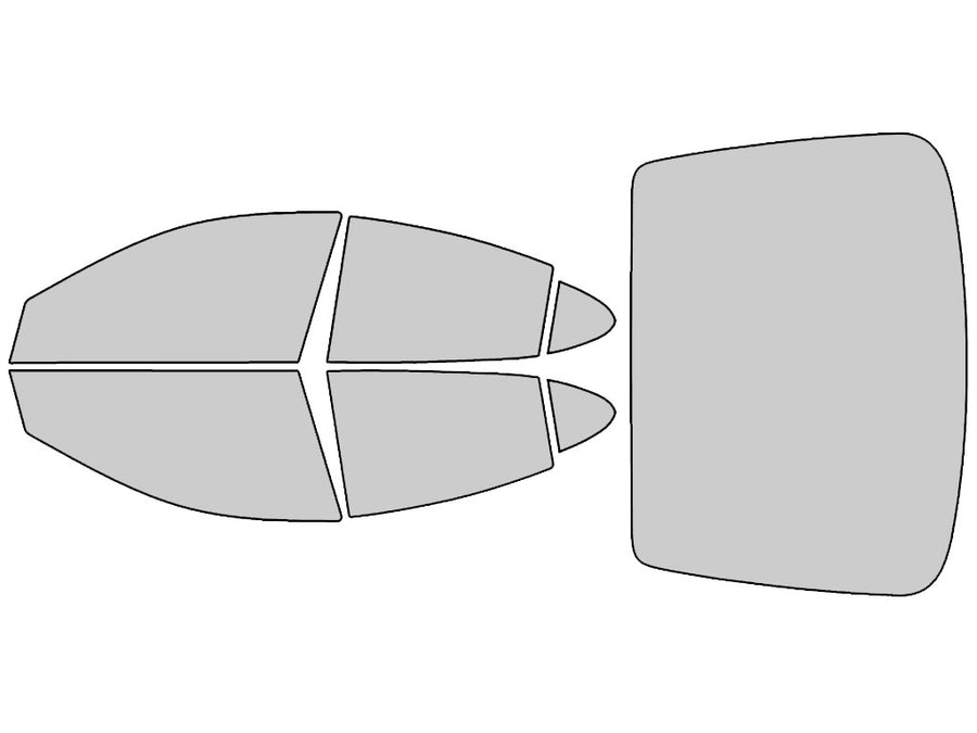 Avery Dennison Pontiac Grand Prix 2004-2008 NR Nano Ceramic IR Precut Window Tint Kit