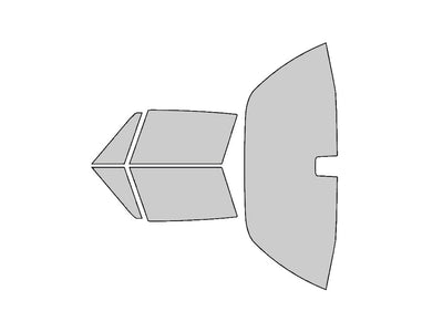 Avery Dennison Porsche 911 1990 Targa NR Pro Precut Window Tint Kit