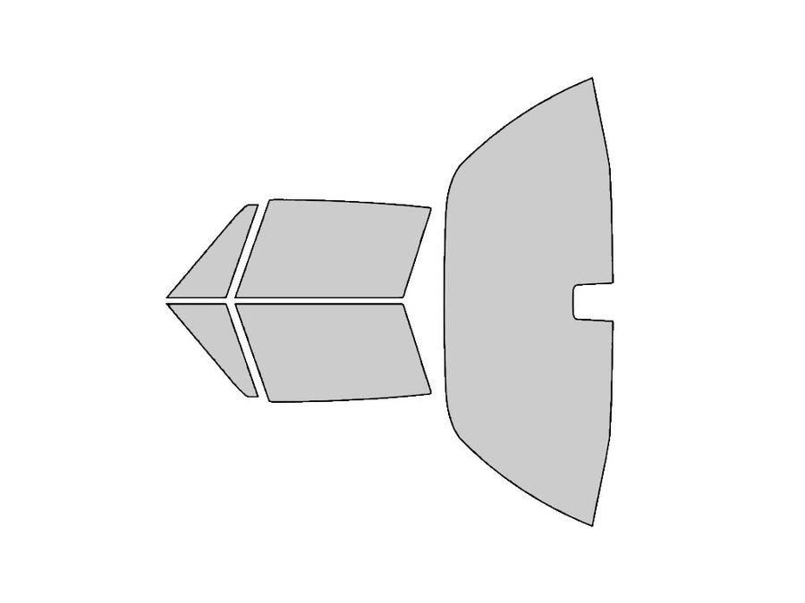 Avery Dennison Porsche 911 1990 Targa NR Pro Precut Window Tint Kit