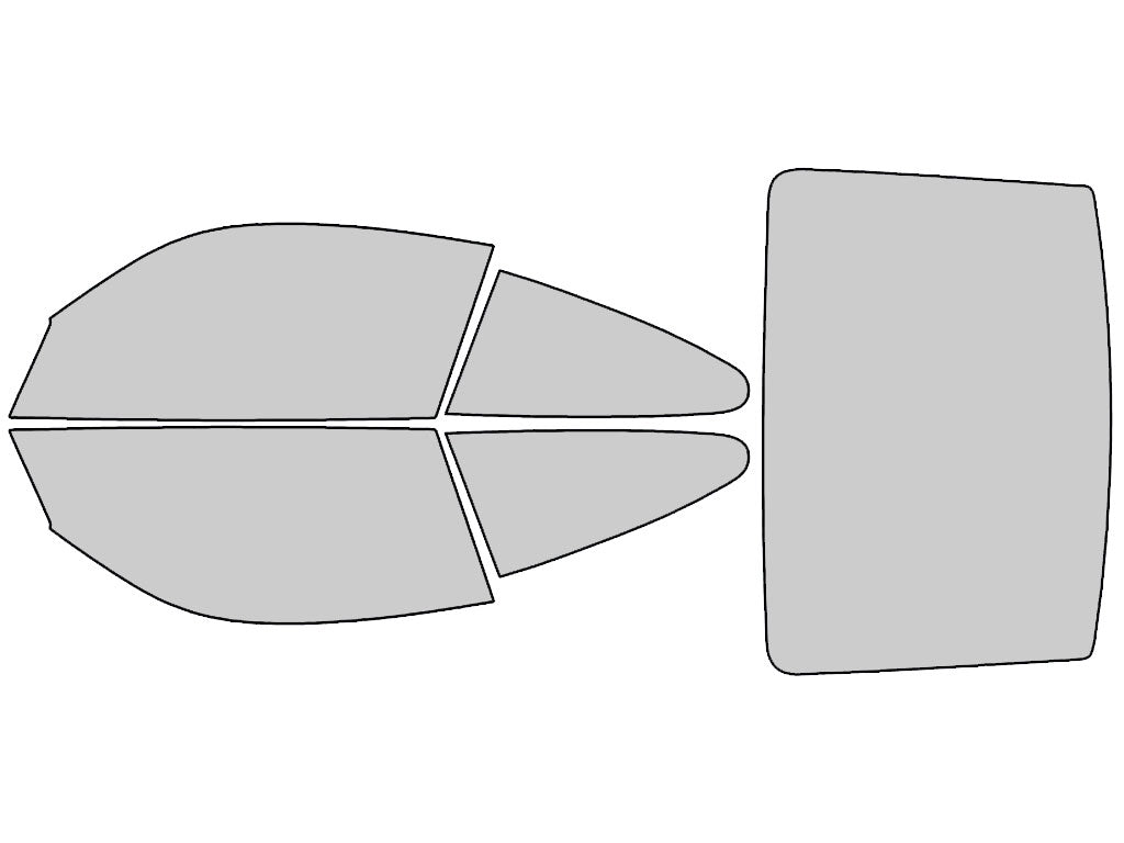 Avery Dennison Porsche 911 2001-2006 Coupe HP Pro Precut Window Tint Kit