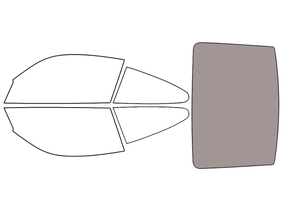 Rear Windshield - 50%