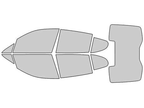 Avery Dennison Porsche Panamera 2010-2016 GTS NR Nano Ceramic IR Precut Window Tint Kit