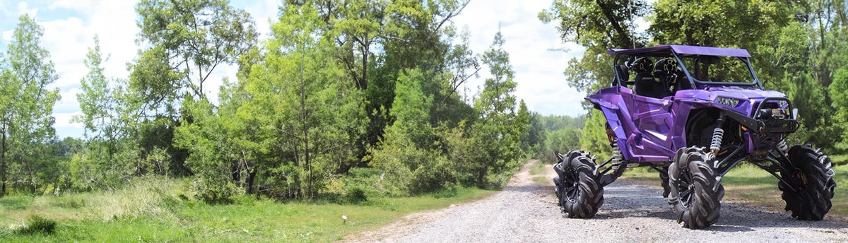 Purple Utility Vehicle Wraps