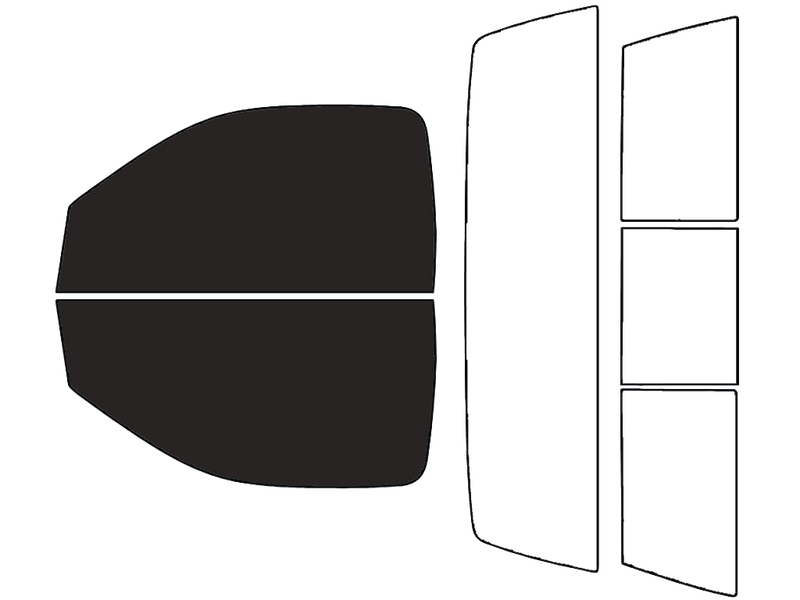 Rvinyl™ Ram 1500 2014-2018 Precut Window Tint (2 Door Regular Cab)
