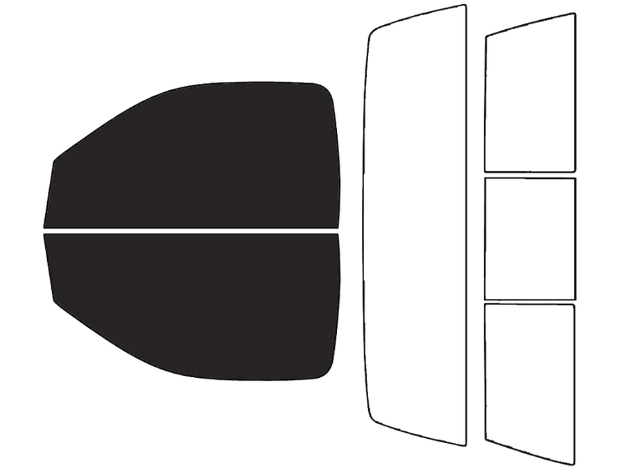Rvinyl™ Ram 1500 2014-2018 Precut Window Tint (2 Door Regular Cab)