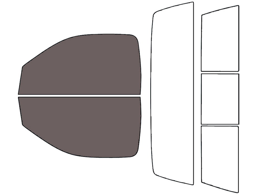 Rvinyl™ Ram 2500 2019-2025 Precut Window Tint (2 Door Regular Cab)