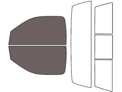 Rvinyl™ Ram 1500 2014-2018 Precut Window Tint (2 Door Regular Cab)