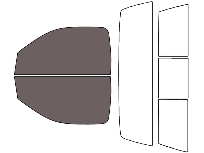 Rvinyl™ Ram 1500 2014-2018 Precut Window Tint (2 Door Regular Cab)