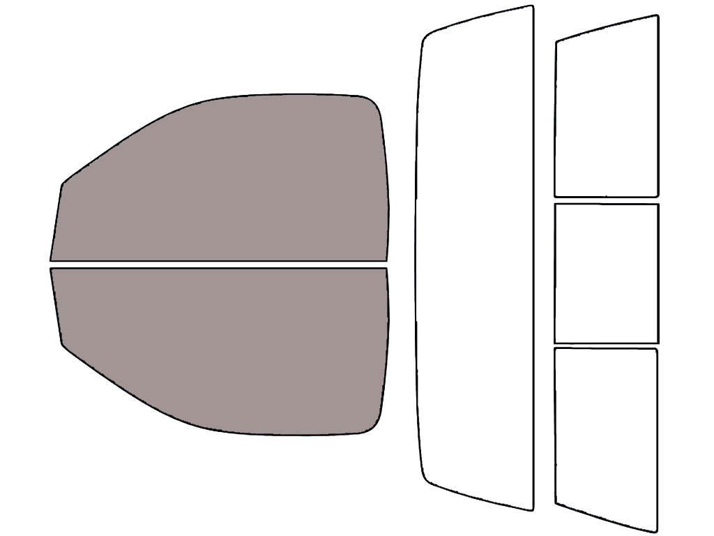 Rvinyl™ Ram 1500 2014-2018 Precut Window Tint (2 Door Regular Cab)