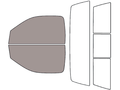 Rvinyl™ Ram 1500 2014-2018 Precut Window Tint (2 Door Regular Cab)