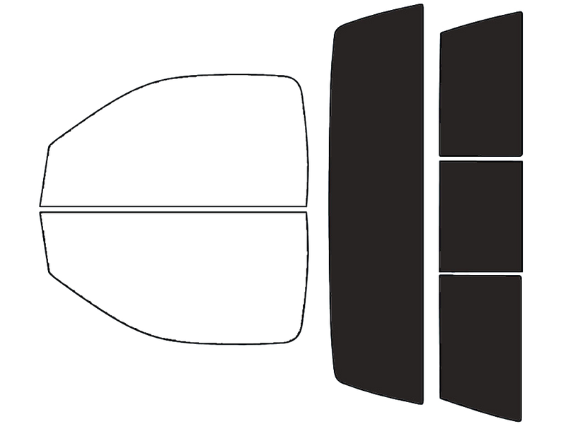 Rvinyl™ Ram 1500 2014-2018 Precut Window Tint (2 Door Regular Cab)