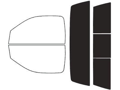 Rvinyl™ Ram 3500 2019-2026 Precut Window Tint (2 Door Regular Cab)