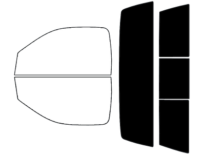 Rvinyl™ Ram 2500 2019-2025 Precut Window Tint (2 Door Regular Cab)