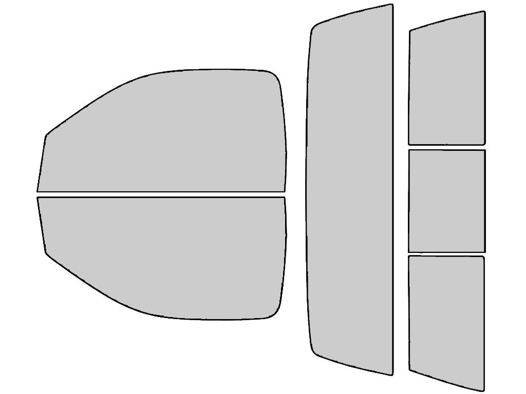 Ram 1500 2014-2018 2 Door Window Tint