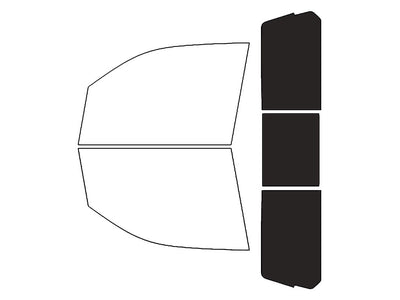 Rvinyl™ Truck Precut Carbon Ceramic Window Tint - Rear Windshield