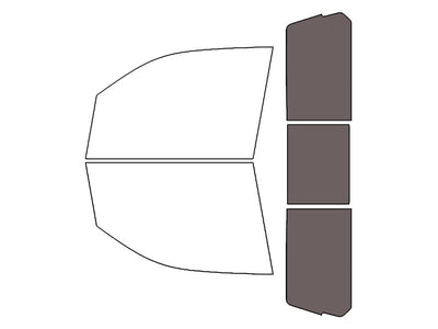 Rvinyl™ Truck Precut Carbon Ceramic Window Tint - Rear Windshield
