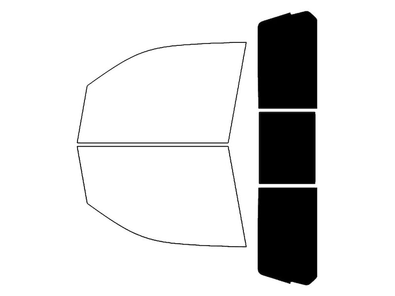 Rvinyl™ Truck Precut Carbon Ceramic Window Tint - Rear Windshield