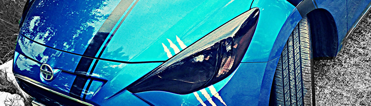 Scion iA Headlight Tint Covers
