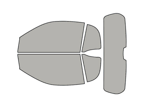 Avery Dennison SMART Fortwo 2008-2015 Convertible HP Pro Precut Window Tint Kit