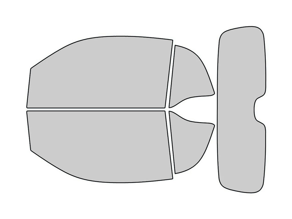 Avery Dennison SMART Fortwo 2016-2017 Coupe HP Pro Precut Window Tint Kit