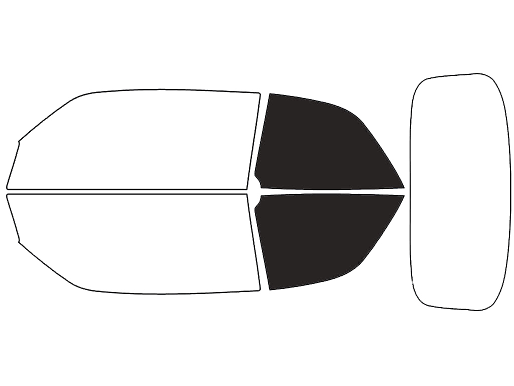 Avery Dennison™ Saab 9-3 1999-2003 HP Pro Precut Window Tint (Convertible)