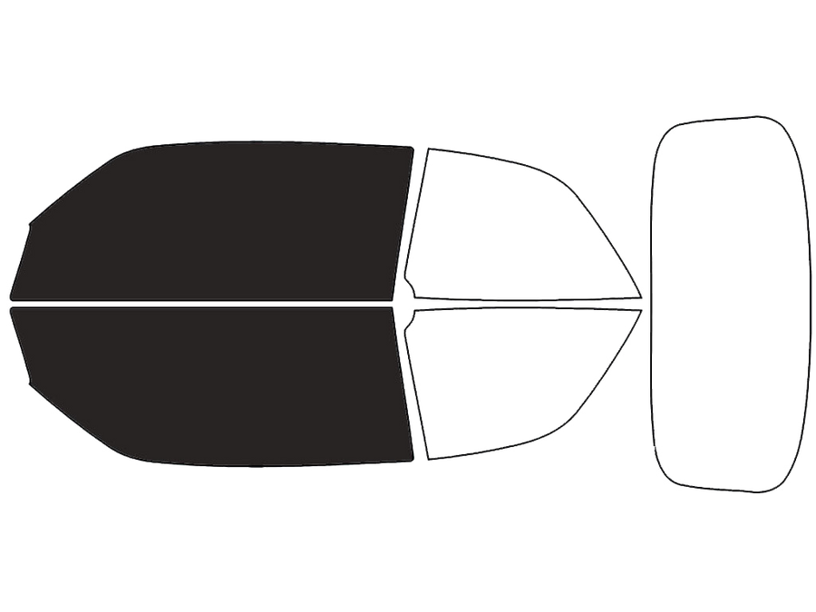 Avery Dennison™ Saab 9-3 1999-2003 HP Pro Precut Window Tint (Convertible)