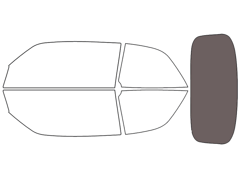Avery Dennison™ Saab 9-3 1999-2003 HP Pro Precut Window Tint (Convertible)