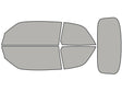 Rvinyl Saab 9-3 1999-2003 Convertible Precut Window Tint Kit