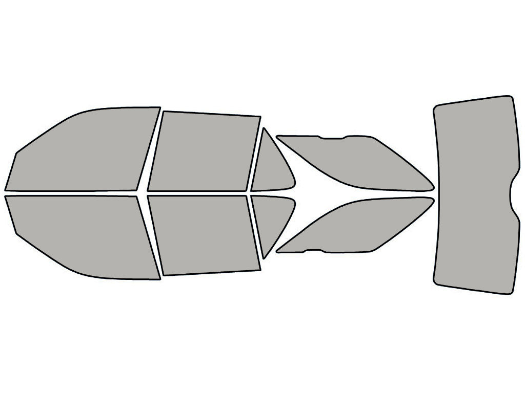 Avery Dennison Saab 9-5 1999-2009 Wagon NR Nano Ceramic IR Precut Window Tint Kit