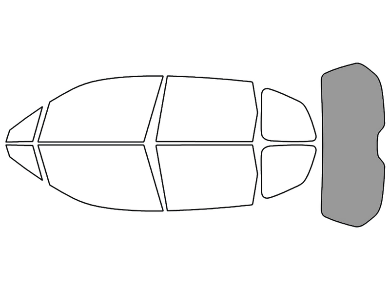 Rear Windshield - 50%