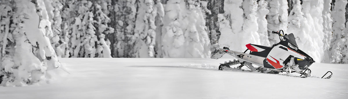 White Snowmobile Wraps