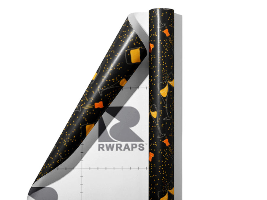 A Brut Alcohol Wrap Film Sheets~Rwraps Series 914 A Brut Alcohol Scrolled Sheet~3