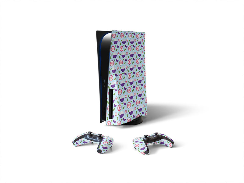 a button fruit Sony PS5 DIY Skin
