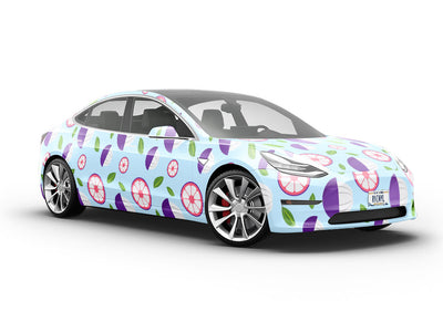 A Button Fruit Vehicle Vinyl Wrap