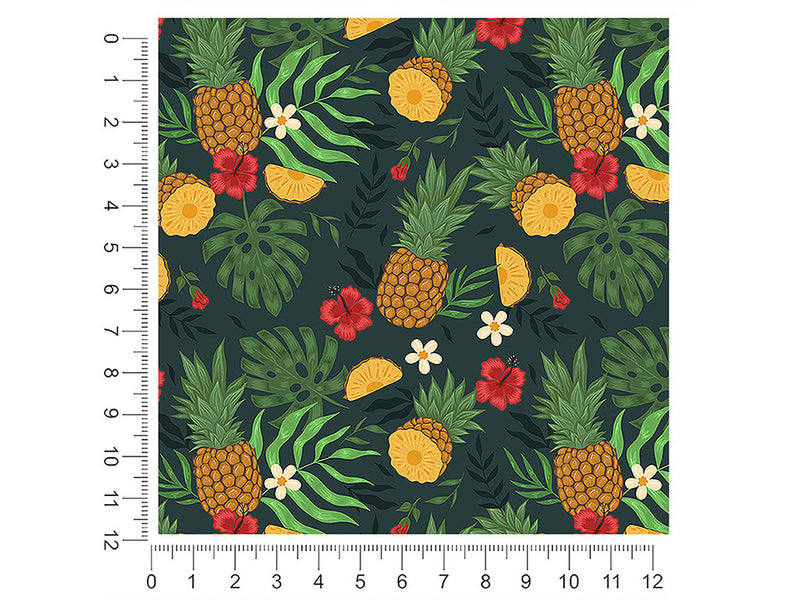abacaxi slices fruit 1ft x 1ft Craft Sheets