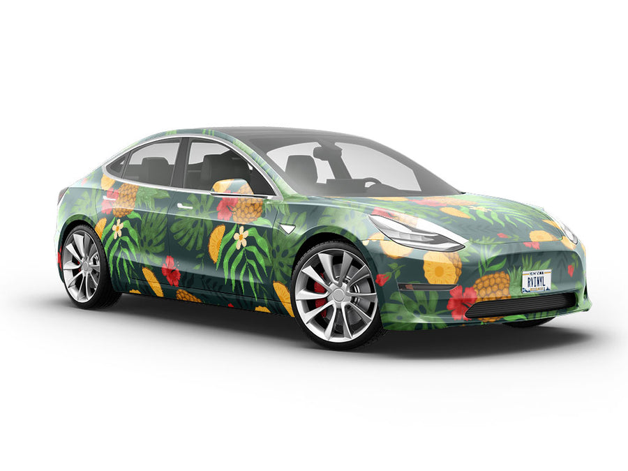 Abacaxi Slices Fruit Vehicle Vinyl Wrap