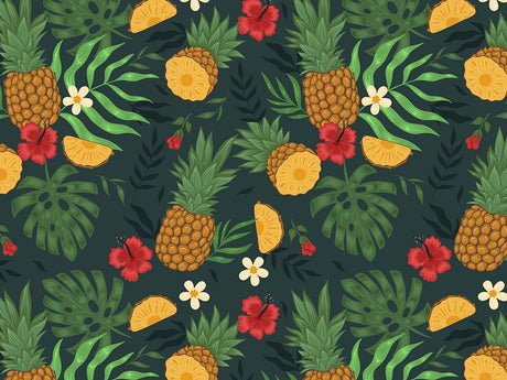 Abacaxi Slices Fruit Vinyl Wrap Pattern~Rwraps Series 914 Digitally Printed Vinyl Wrap~0