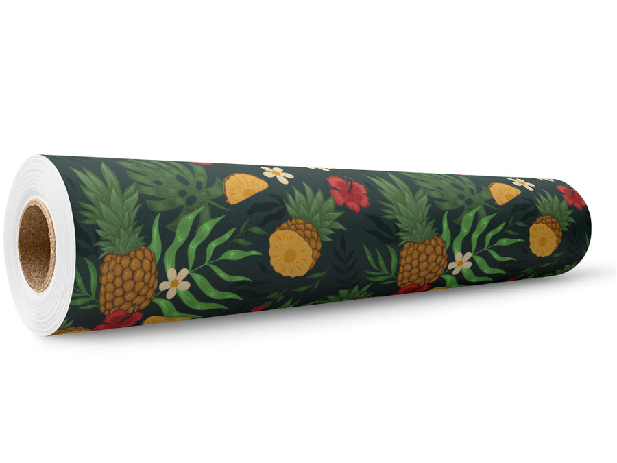 Abacaxi Slices Fruit Wrap Film Wholesale Roll~Rwraps Series 914 Digitally Printed Vinyl Roll~5