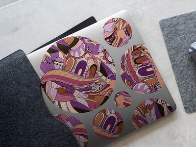 abandoned love floral DIY Laptop Stickers