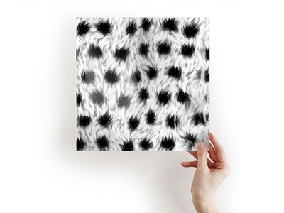 abominable panda yeti animal print Craft Sheets