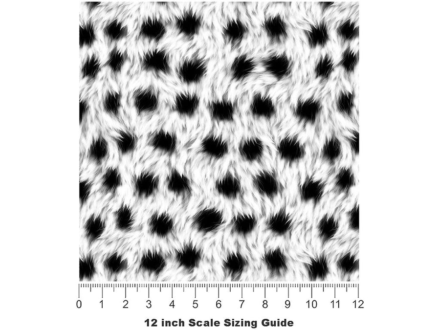Abominable Panda Yeti Vinyl Film Pattern Size 12 inch Scale~Rwraps Abominable Panda Yeti Sizing Chart~3
