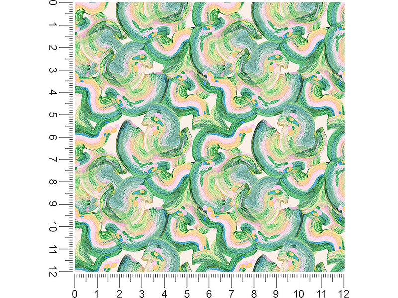 absinthe abstract geometric 1ft x 1ft Craft Sheets