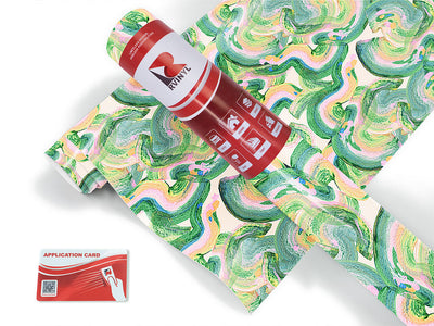 absinthe abstract geometric Craft Vinyl Roll
