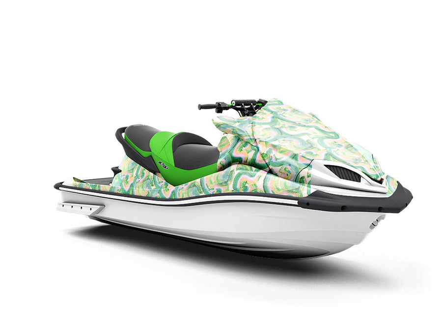 Absinthe  Abstract Jet Ski Vinyl Customized Wrap